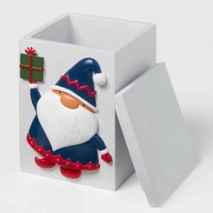 Brand New Gnome Bath Canister With Lid